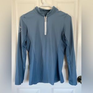 Free Ride Equestrian Sun Shirt - Size Large - Blue